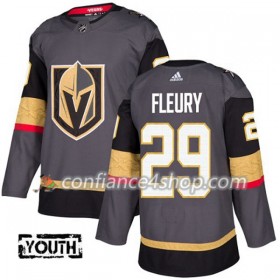 Adidas Maillot de Hockey Vegas Golden Knights Marc-Andre Fleury 29 2017-2018 Gris Authentic - Enfant